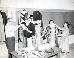 Masquers--"Studio Three" Summer 1960: Actors Trying on Costumes