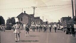 (008-002) Marching Band Performing in Ontonagon Fourth of July Parade