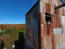 Drone's Eye View of the Champion Mine #4 Shaft House, 2017-10-11 (6 of 32)