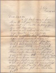 Clarence Fabry to Sis and Bro, 1943-12-23