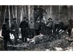 Ontonagon Deer Camp Postcard