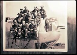 (177-011) Copy of Bombing Crew Photograph