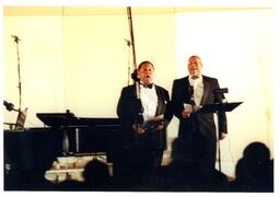 Two Men Performing a Duet (Part of the NMU Historic Photographs Collection)