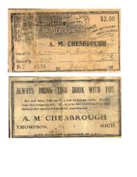 Coupon for A.M. Chesbrough Company Store