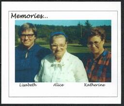 Lisabeth, Alice, and Katherine