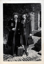 Dorotha (Davidson) Ross and Mother in Coats