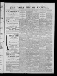 The Daily Mining Journal, 1886-01-23