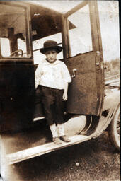 Boy in Car Door