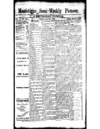 Manistique Semi-Weekly Pioneer, 1892-07-22