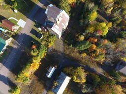 Drone's Eye View of the Champion Mine #4 Shaft House, 2017-10-11 (14 of 32)