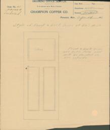 Champion Copper Company Doctor's House at Painesdale Drawing (13 of 13)