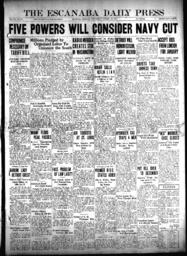 The Escanaba Daily Press, 1929-10-16