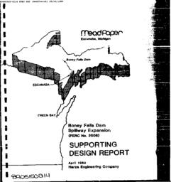 Boney Falls Dam Spillway Expansion Supporting Design Report