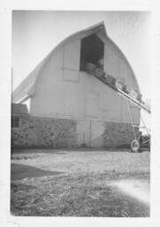 Unloading Hay (2 of 3)