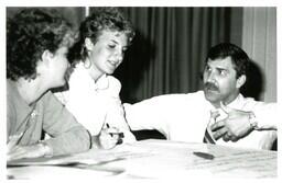 People Talking at Banquet (Part of the NMU Historic Photographs Collection)