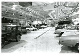 Warehouse Filled with Cars (Part of the NMU Historic Photographs Collection)