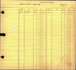 Copper Range Company Transfer Ledger 1929-1950, #023 Expenses C