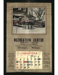 Ontonagon Recreation Center Calendar