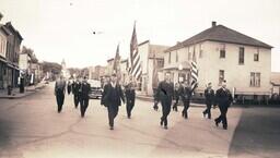 (003-005) Soldiers on Parade in Ontonagon (1 of 3)