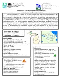 Lower Dead River Watershed Transition Project