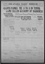 Escanaba Daily Mirror, 1922-10-05