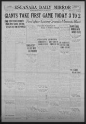 Escanaba Daily Mirror, 1922-10-04