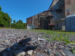 Drone's Eye View of the Champion Mine #4 Shaft House, 2018-09-03 (1 of 65)