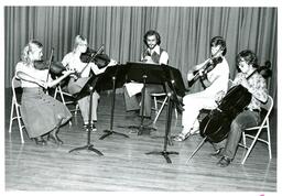 Quintet of Musicians Practicing (Part of the NMU Historic Photographs Collection)