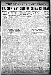 The Escanaba Daily Press, 1925-03-12