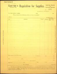 Requisition for Supplies Forms #300-#399