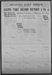 Escanaba Daily Mirror, 1922-10-06