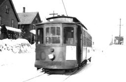 Streetcar in Winter in Houghton County