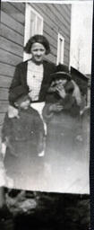 Blurry Photo of Young Woman with Two Children