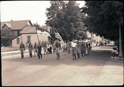 (127-004) Rotary Club in Ontonagon 1944 Fourth of July Parade (1 of 3)