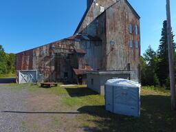 Drone's Eye View of the Champion Mine #4 Shaft House, 2018-09-03 (3 of 65)