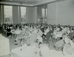 Retired Professors Dr. Hoppes, Dr. Clucas, Miss Wilkerson: View of Audience