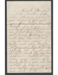 Charles Henry Hatch to James Hatch, 1863-03-26