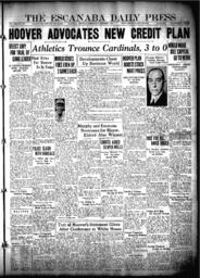 The Escanaba Daily Press, 1931-10-07