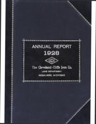 Cleveland-Cliffs Iron Company Land Department Annual Report, 1928 (Part 1)