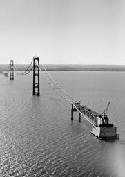 Aerial View of Mackinac Bridge Construction (20 of 77)