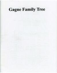 Gagne Family Tree