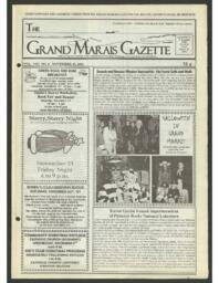 Grand Marais Gazette, 2001-11-15