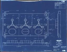 Bed Plate for 5x7 Triplex Pump built for Baltic Mining Company