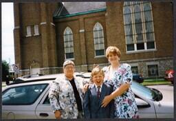 Pat Nielsen, Matt Wilke, and Jan Wilke at Wedding