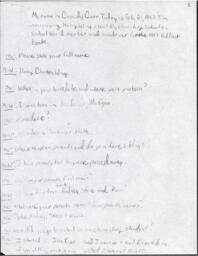 Harry Wing Oral History Transcript, 1997