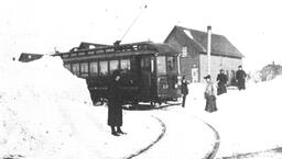 Streetcar Number 12 in Calumet, Michigan