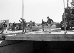 Finishing up the anchor piers for the Mackinac Bridge (4 of 7)