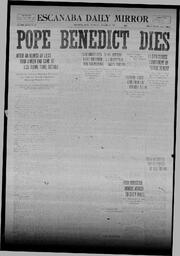 Escanaba Daily Mirror, 1922-01-21