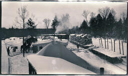 Lumber Railroad in Winter