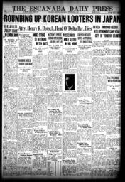 The Escanaba Daily Press, 1923-09-08